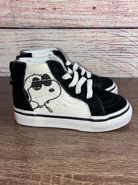 Pre Owned Peanuts x Vans Sk8-Hi Zip Toddler "Joe Cool" 4.5